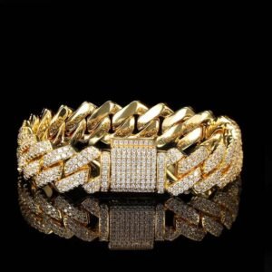 Wholesale CZ Cuban Chain Hip Hop Bracelet