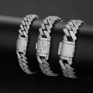 Wholesale CZ Cuban Chain Hip Hop Bracelet