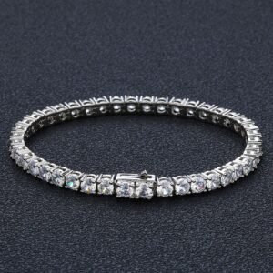 Wholesale CZ Tennis Chain Hip Hop Bracelet