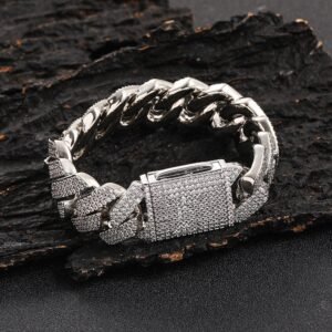 Wholesale CZ Cuban Chain Hip Hop Bracelet