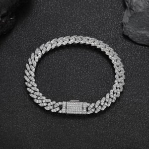 Wholesale CZ Cuban Chain Hip Hop Bracelet