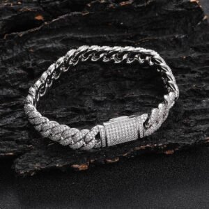 Wholesale CZ Cuban Chain Hip Hop Bracelet