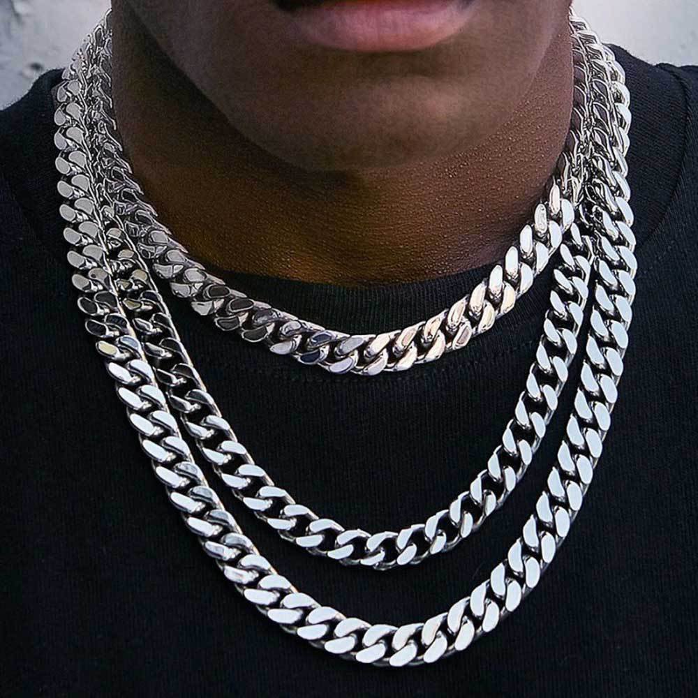 Wholesale Stainless Steel Cuban Chain Hip Hop Bracelet