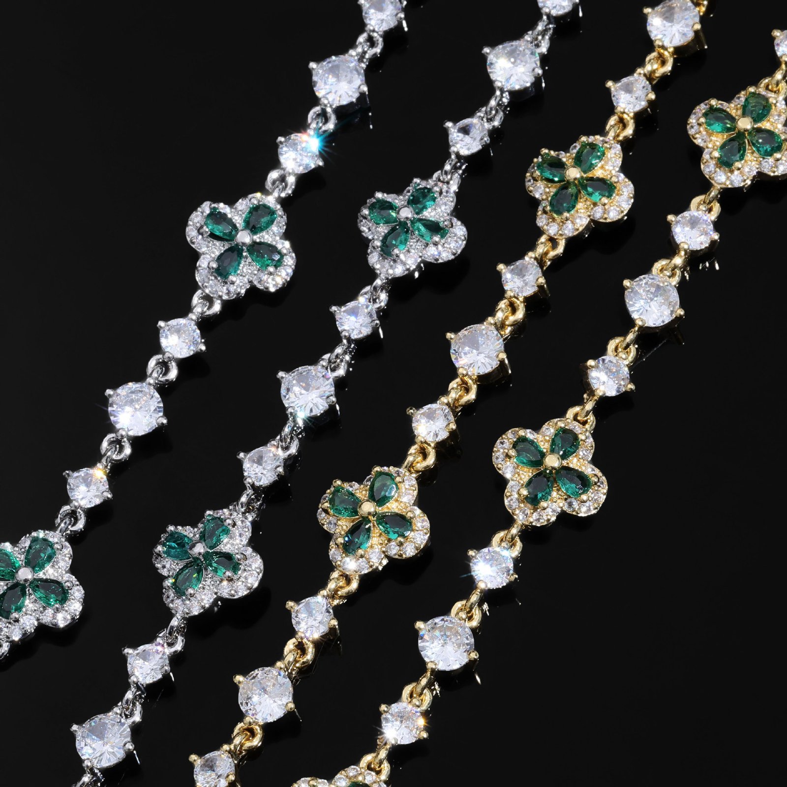 Wholesale CZ Hip Hop Bracelet