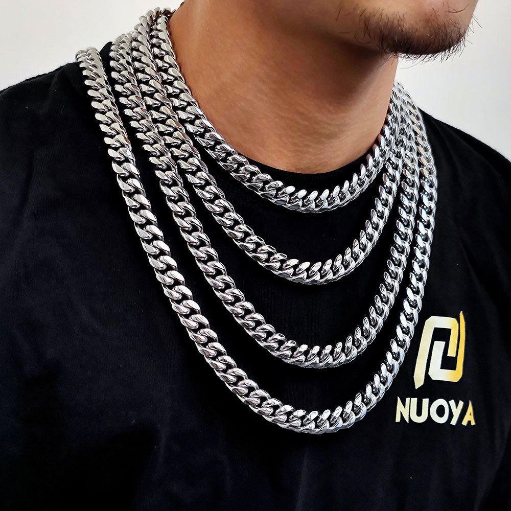 Wholesale Stainless Steel CZ Cuban Chain Hip Hop Bracelet